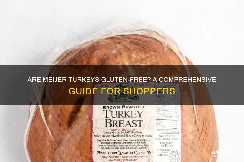 are meijer turkeys gluten free