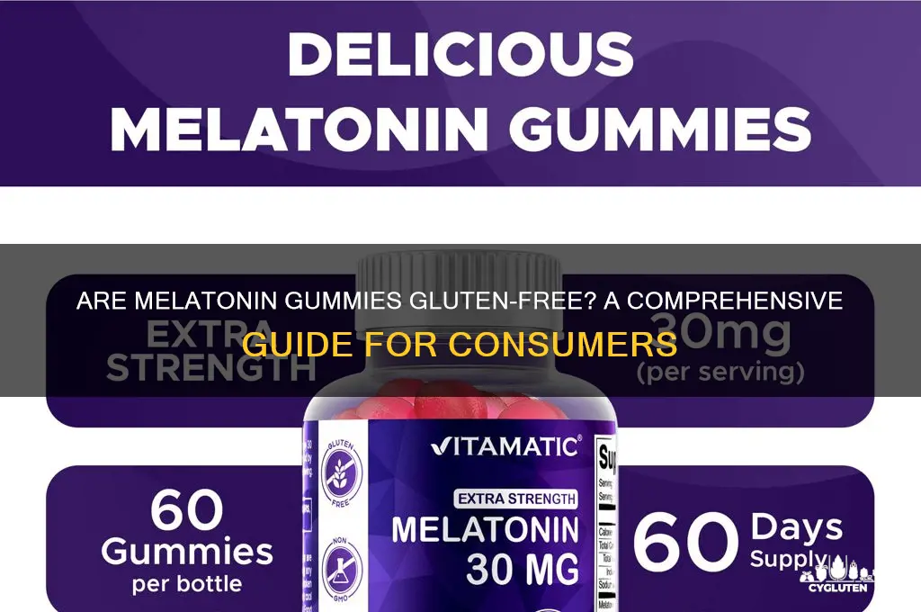 are melatonin gummies gluten free
