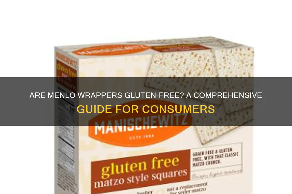 are menlo wrappers gluten free
