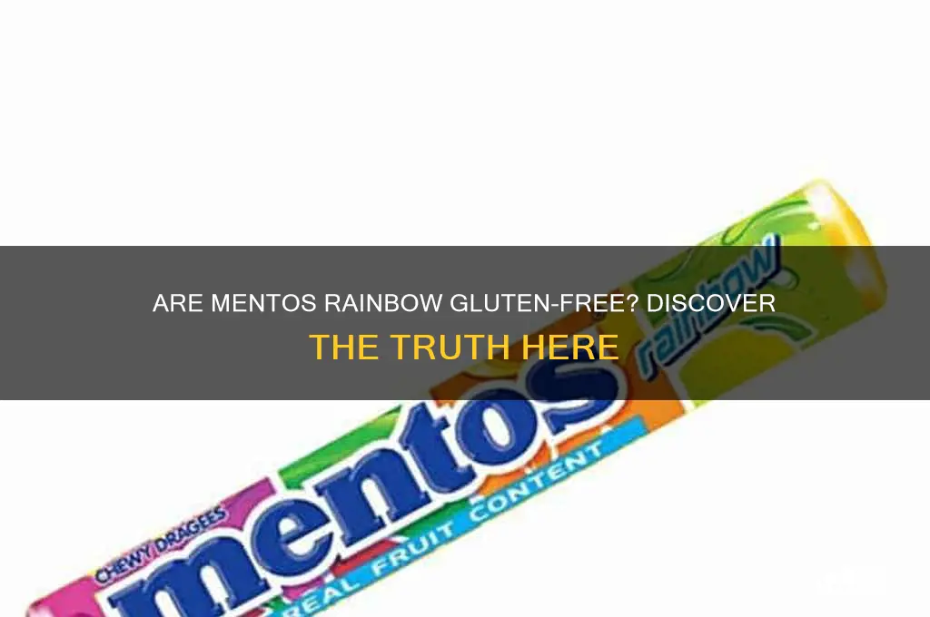are mentos rainbow gluten free