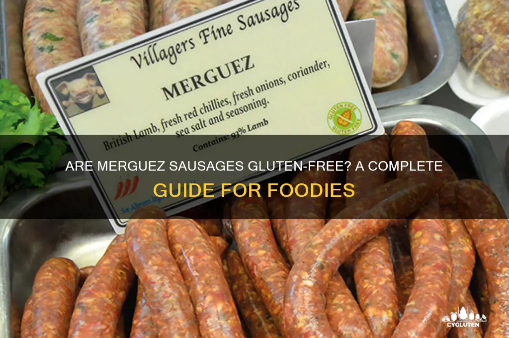 are merguez sausages gluten free