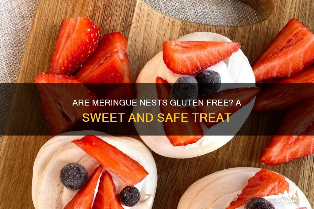 are meringue nests gluten free