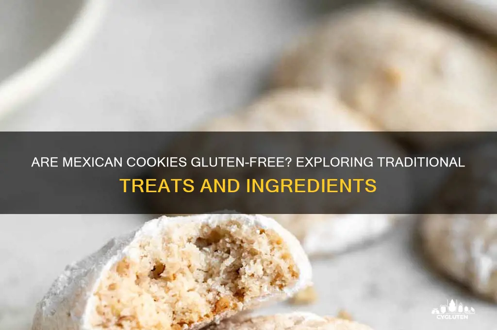 are mexican cookies gluten free