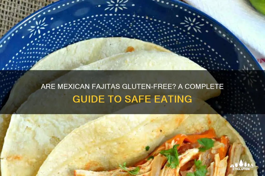are mexican fajitas gluten free