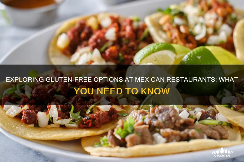 are mexican restaurant gluten free