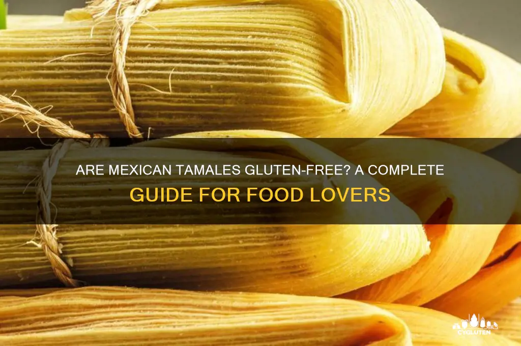 are mexican tamales gluten free