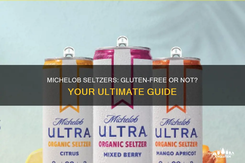 are michelob seltzers gluten free