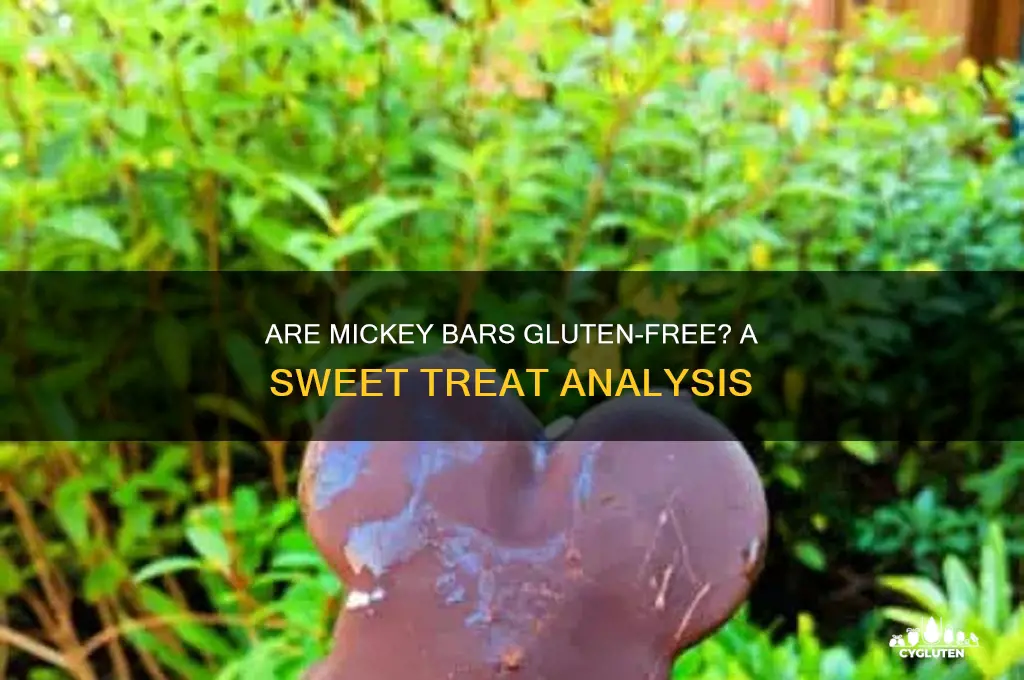 are mickey bars gluten free