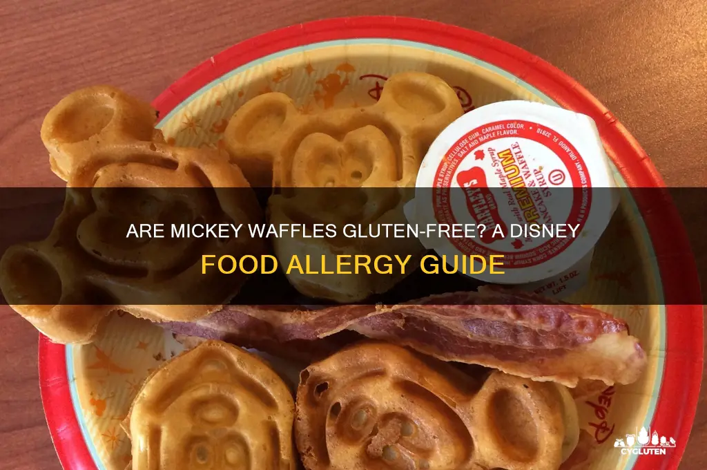 are mickey waffles gluten free