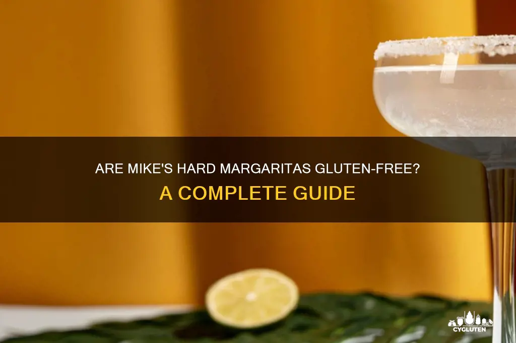 are mike margaritas gluten free