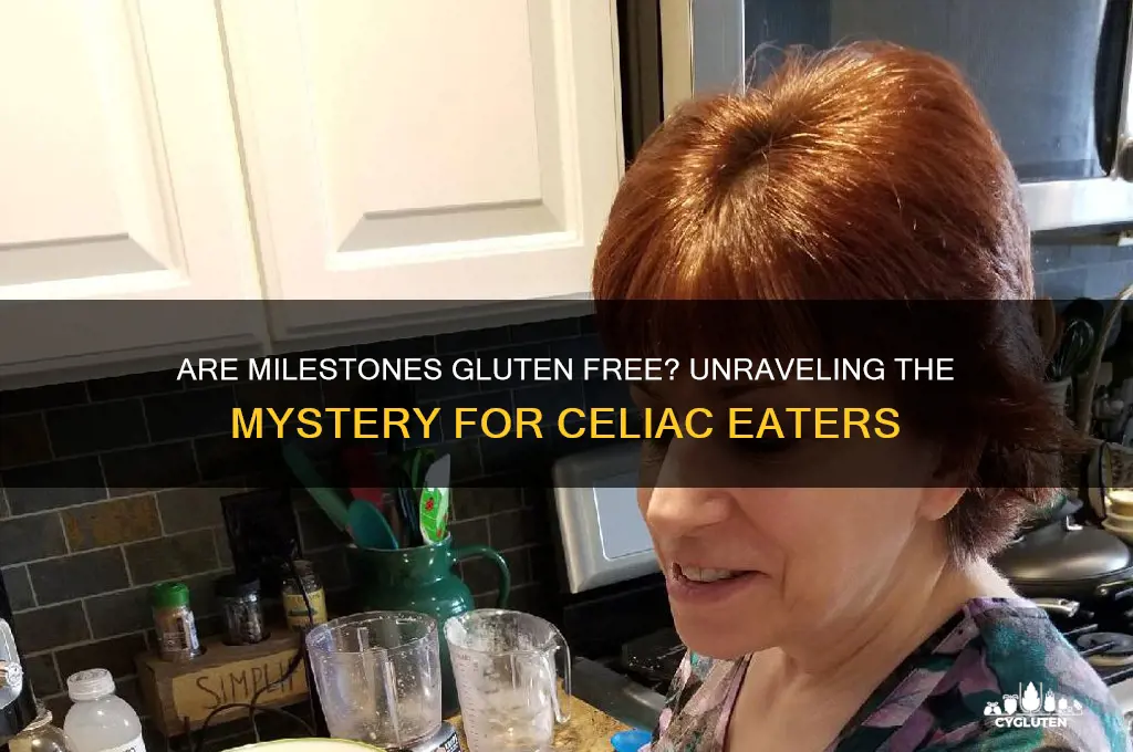 are milestones gluten free