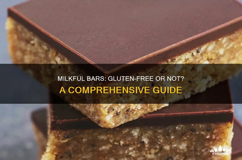 are milkful bars gluten free