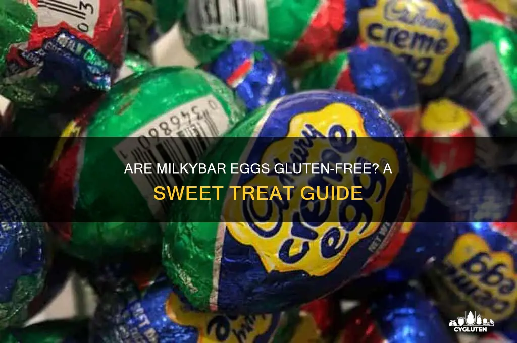 are milkybar eggs gluten free