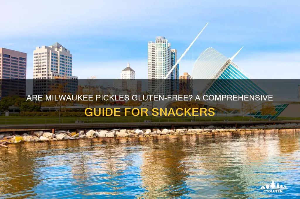 are milwaukee pickles gluten free