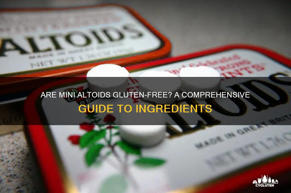 are mini altoids gluten free