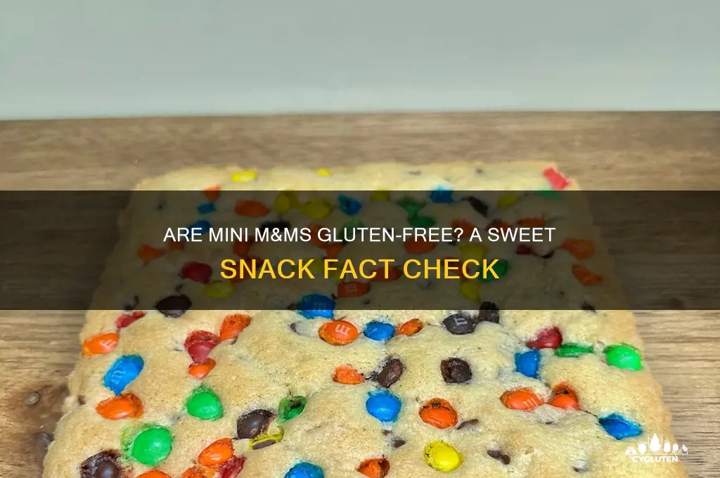 are mini mnms gluten free