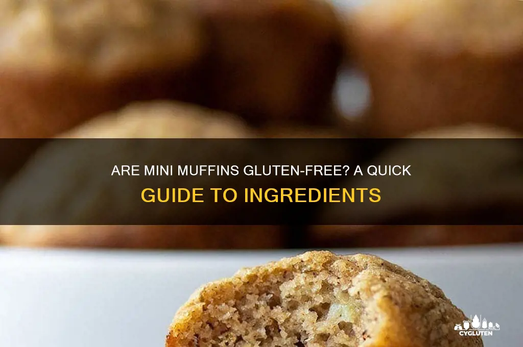 are mini muffins gluten free