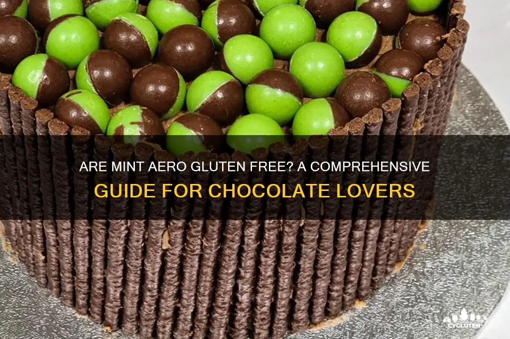 are mint aero gluten free