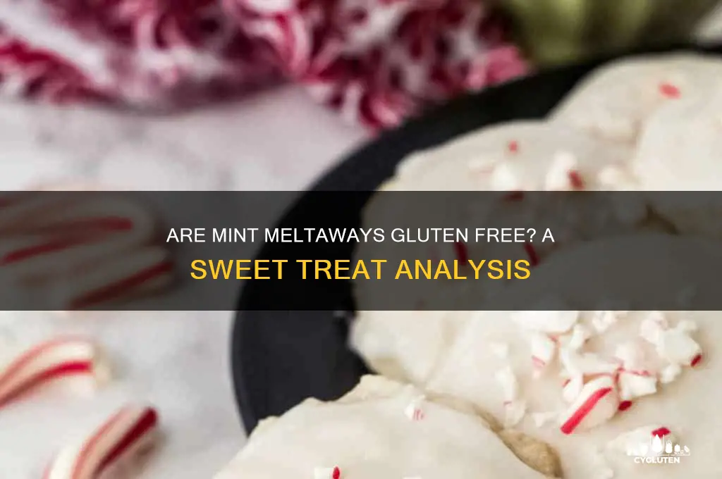 are mint meltaways gluten free