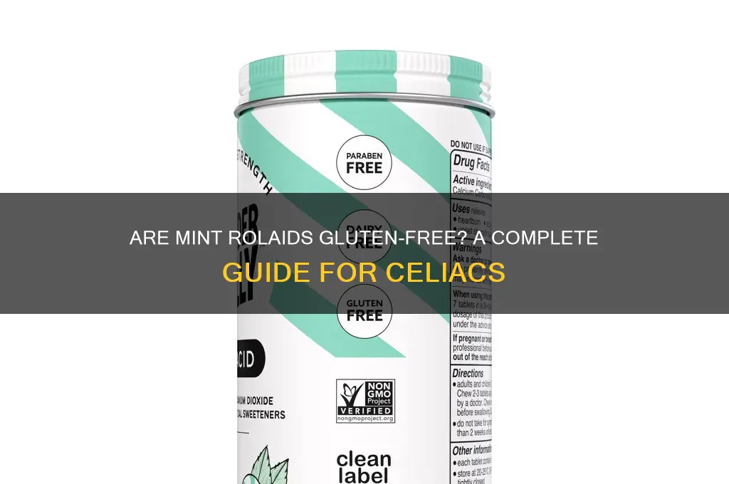 are mint rolaids gluten free