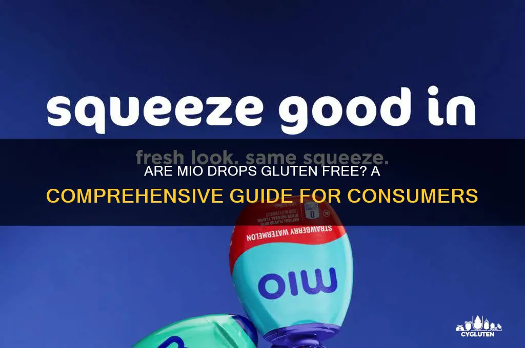 are mio drops gluten free