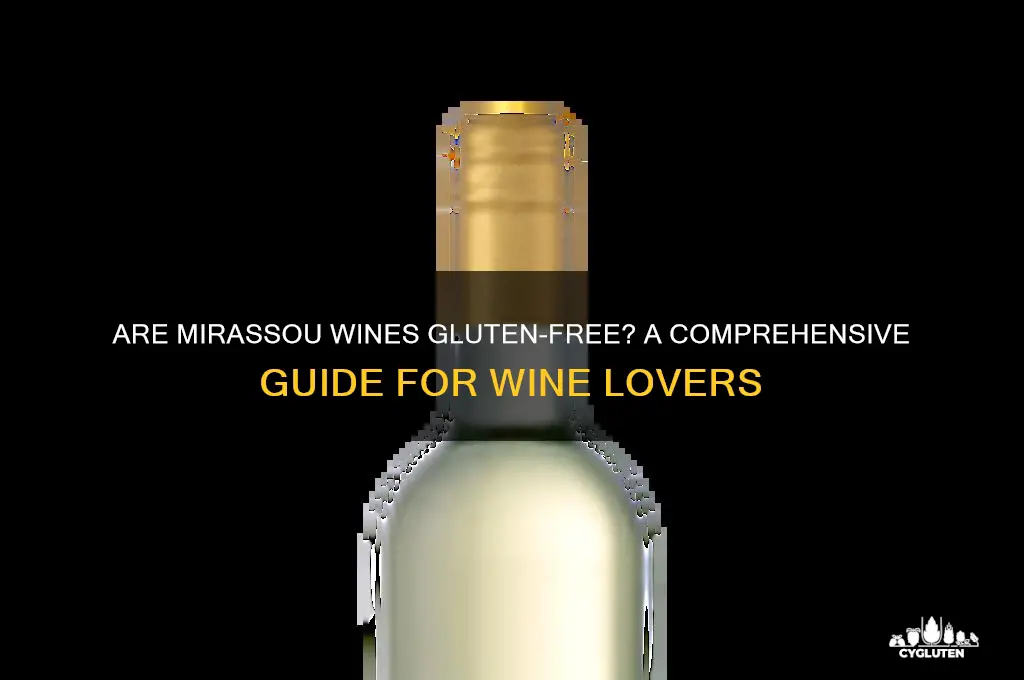 are mirassou wines gluten free