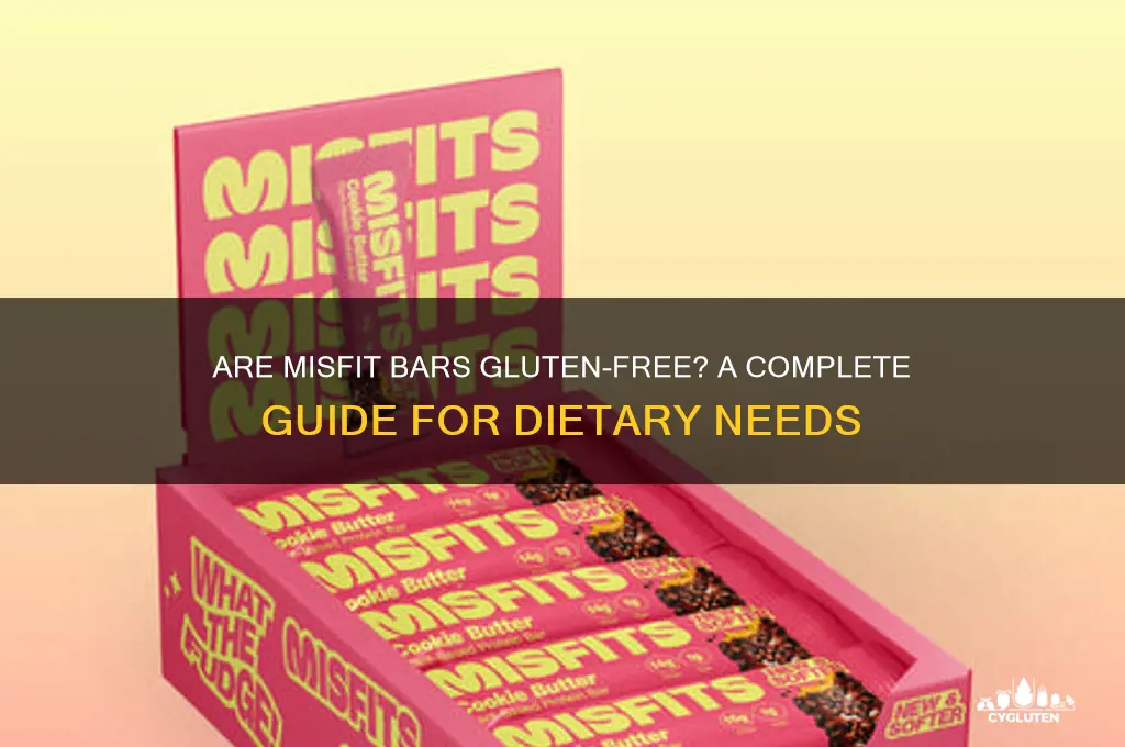 are misfit bars gluten free
