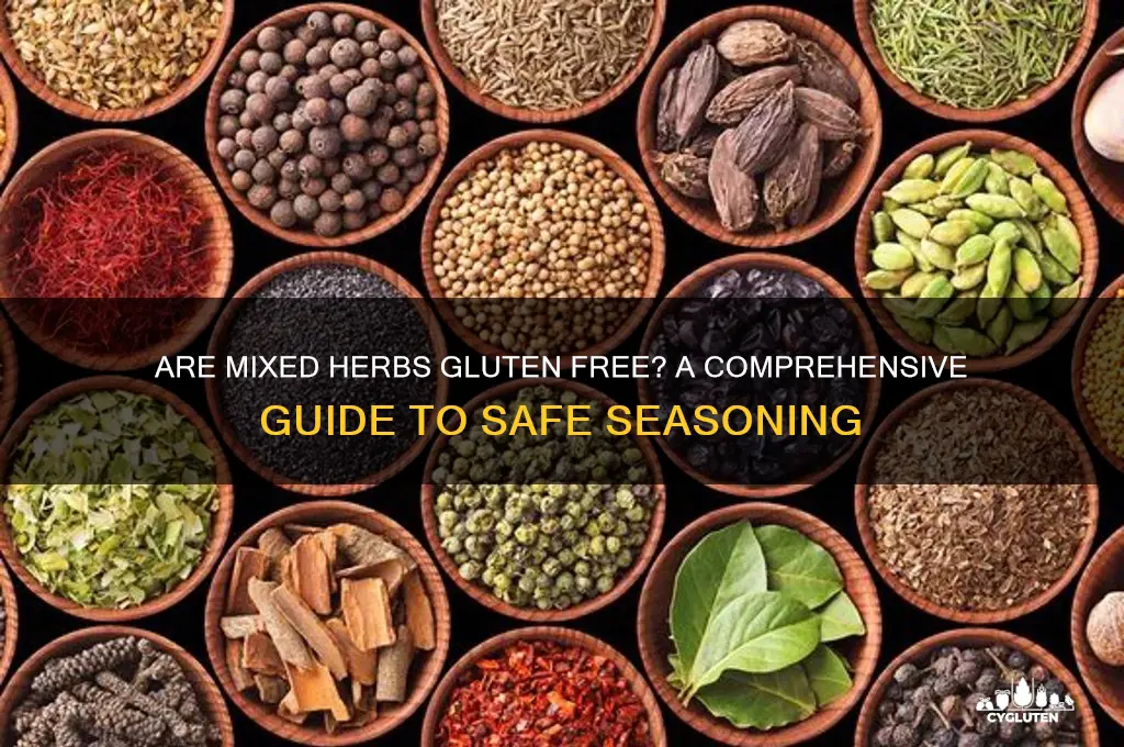 are mixed herbs gluten free