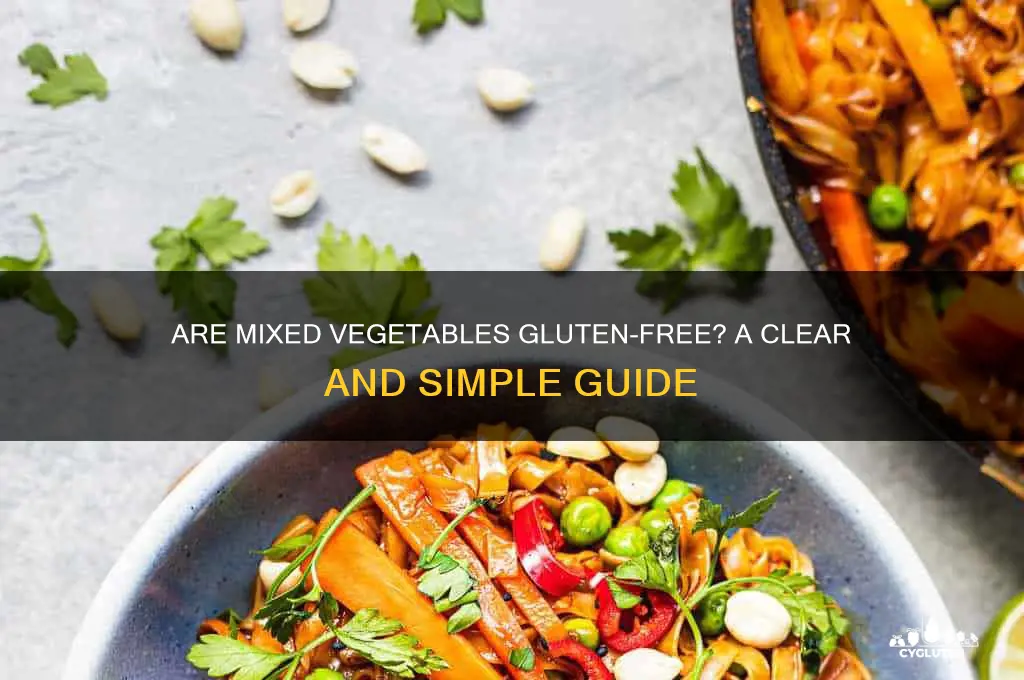 are mixed vegetables gluten free