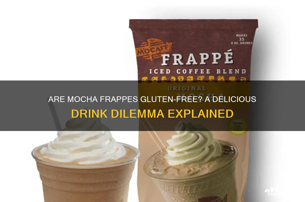 are mocha frappes gluten free