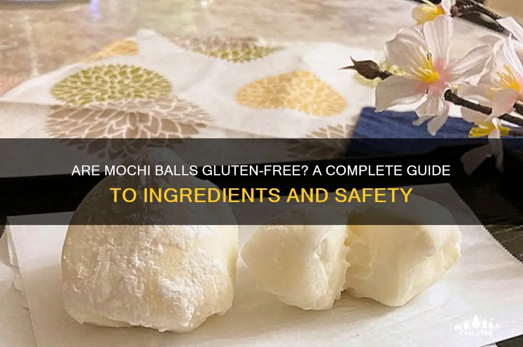 are mochi balls gluten free