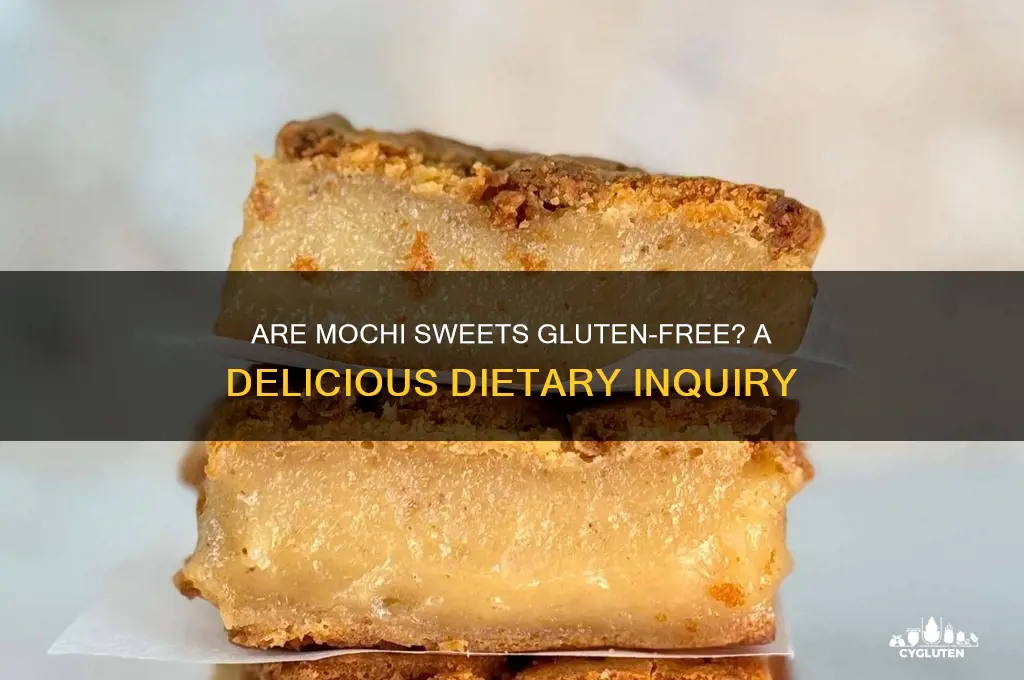 are mochi sweets gluten free
