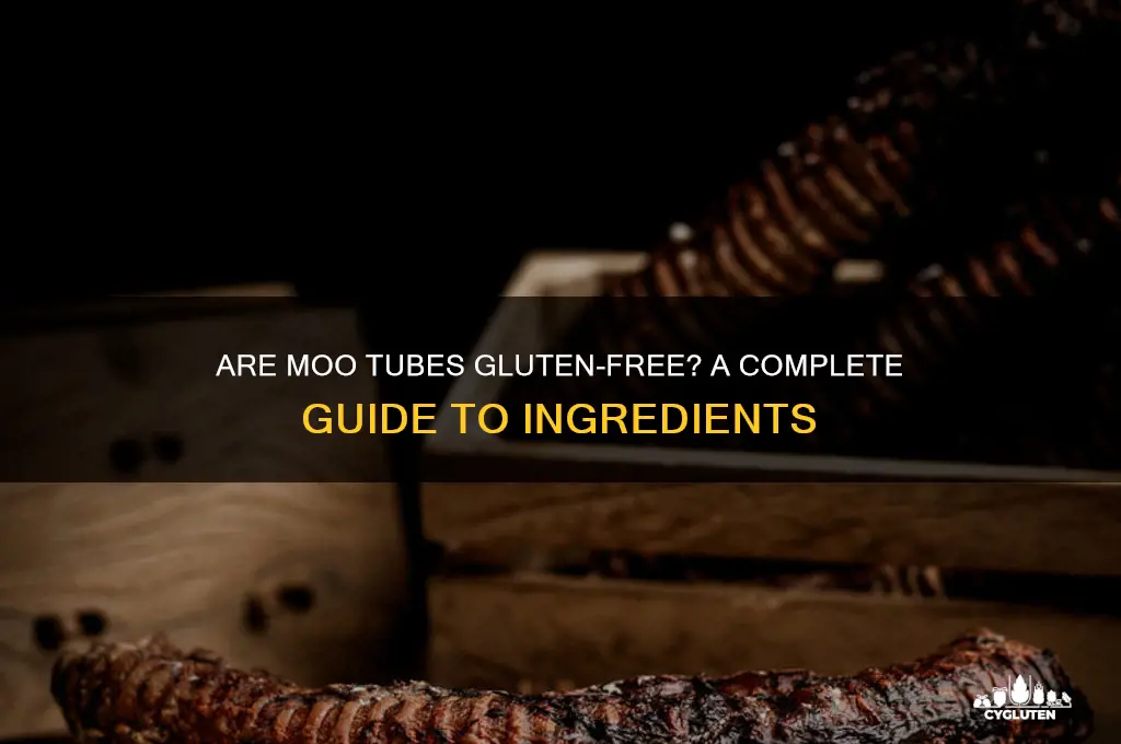 are moo tubes gluten free