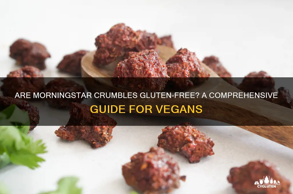 are morningstar crumbles gluten free