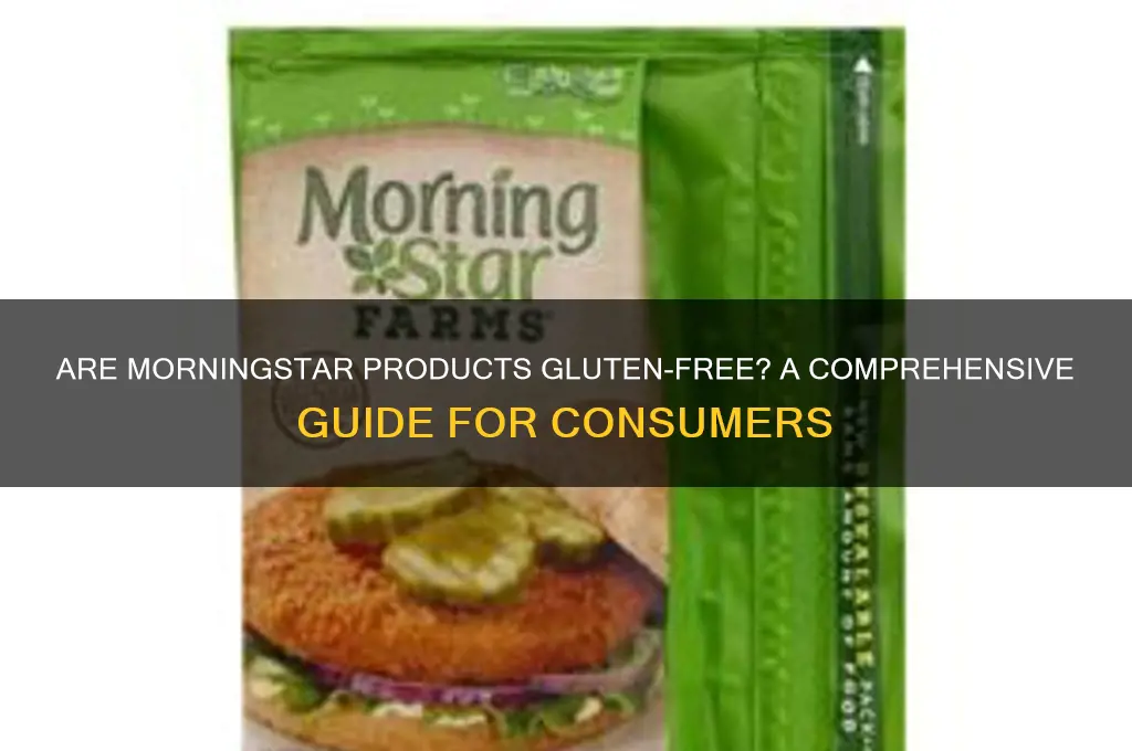 are morningstar products gluten free