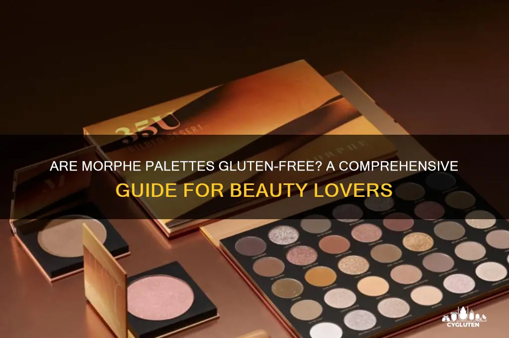 are morphe palettes gluten free