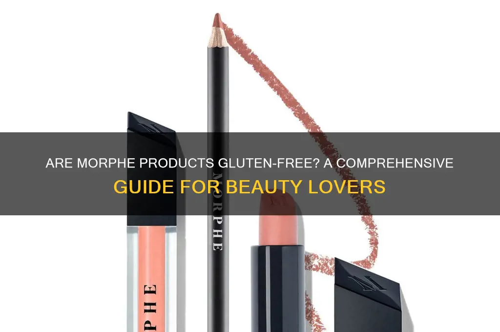 are morphe products gluten free