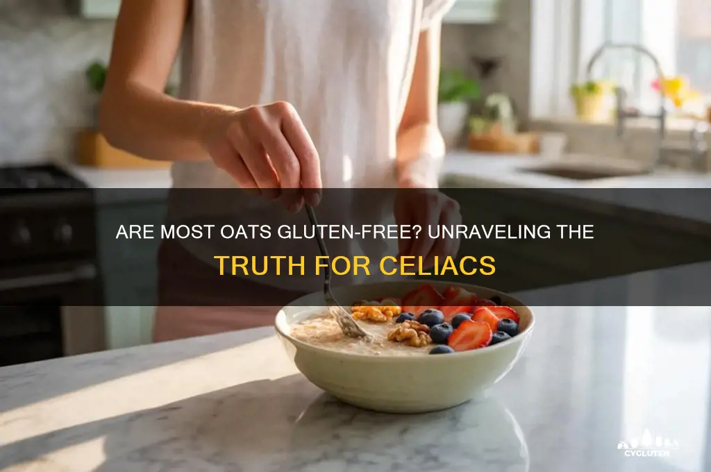 are most oats gluten free