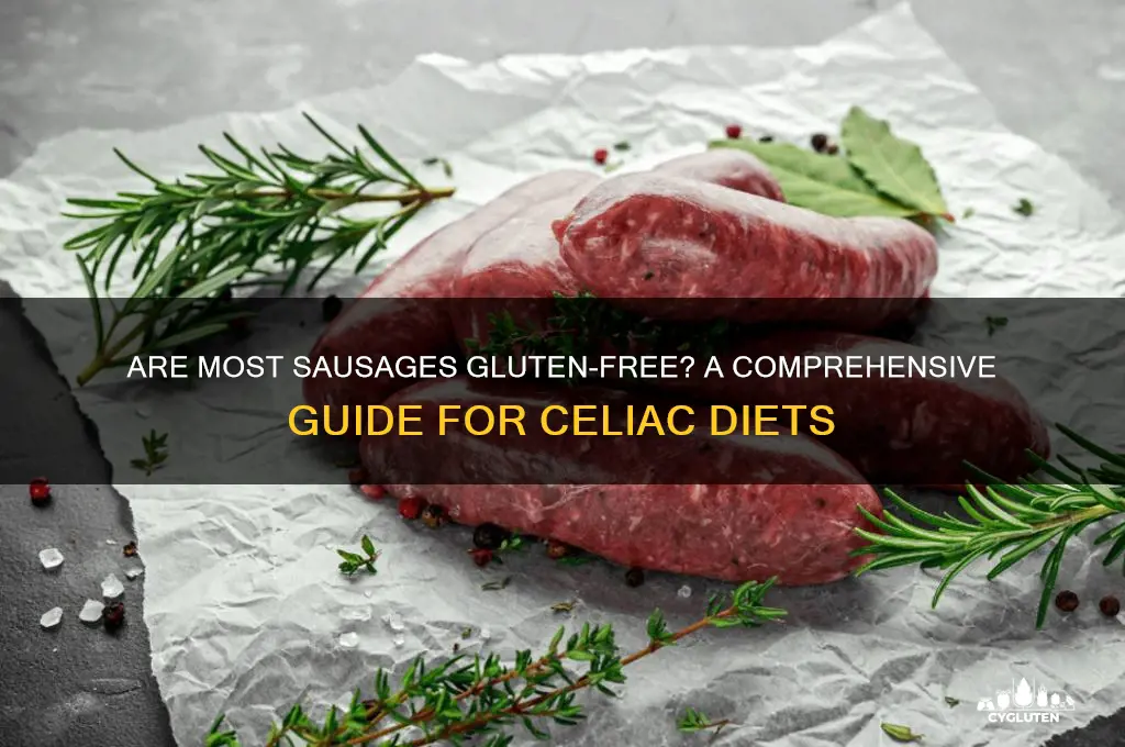 are most sausages gluten free