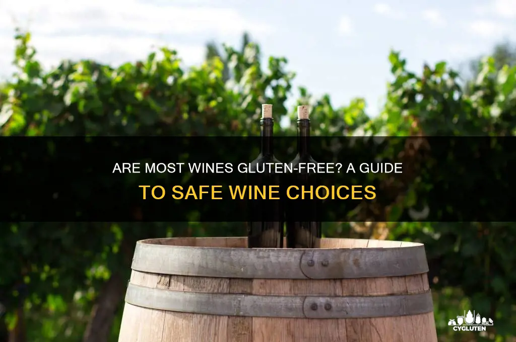 are most wines gluten free