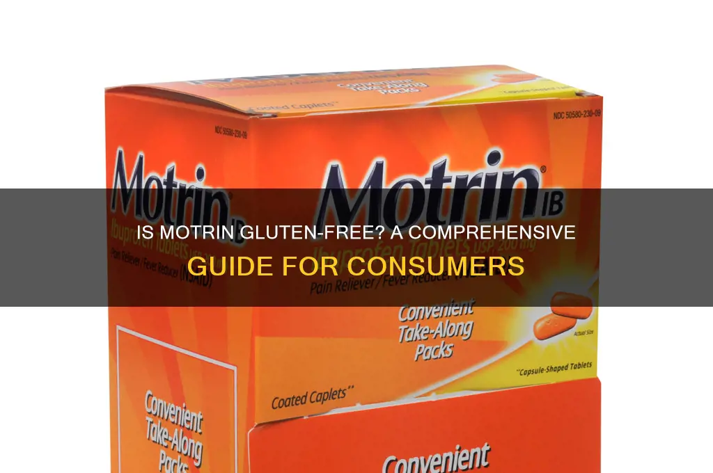 are motrin gluten free