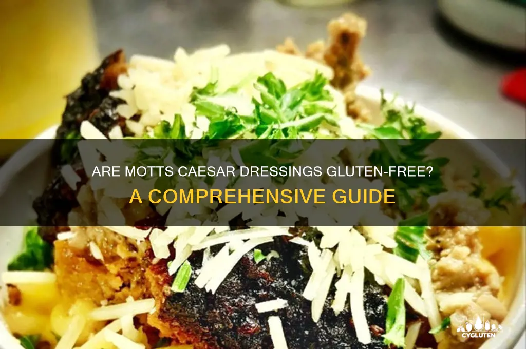 are motts caesar gluten free