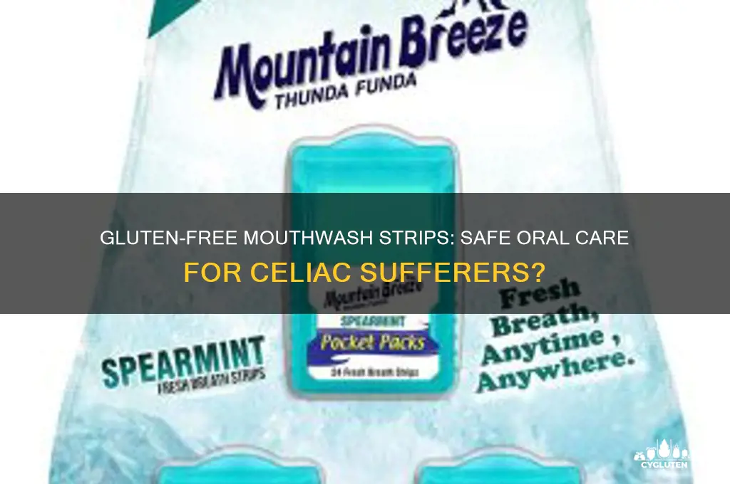 are mouthwash strips gluten free