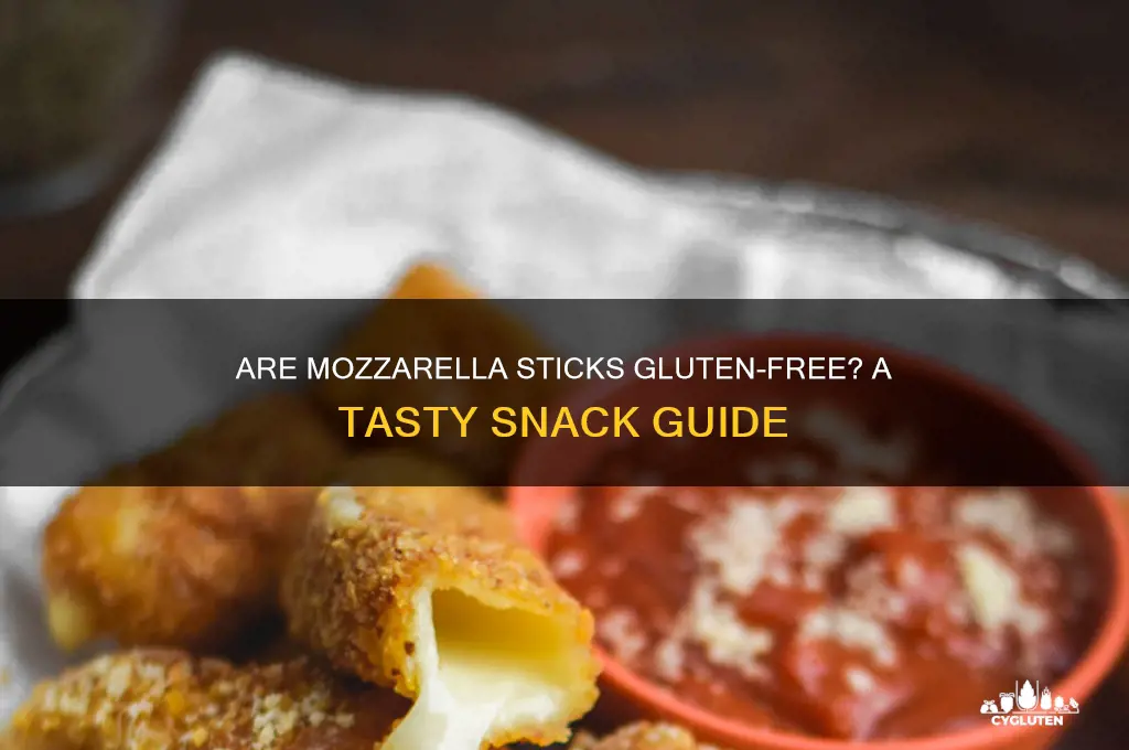 are mozarella sticks gluten free