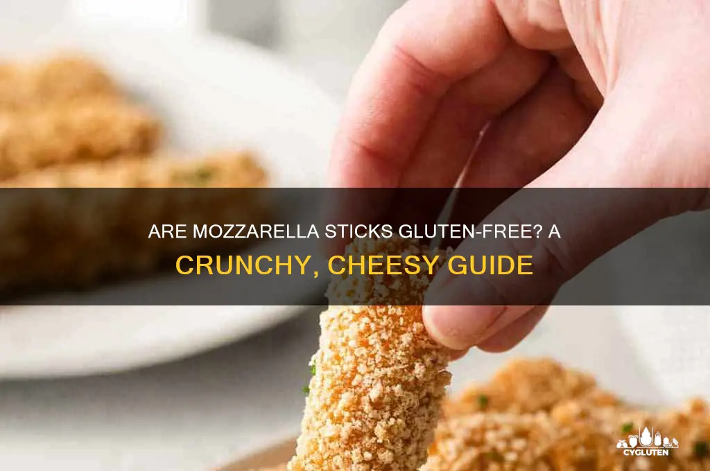 are mozzarella sticks gluten-free