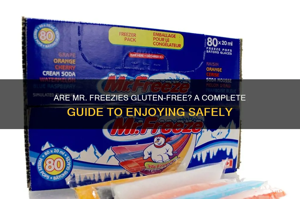are mr freezies gluten free