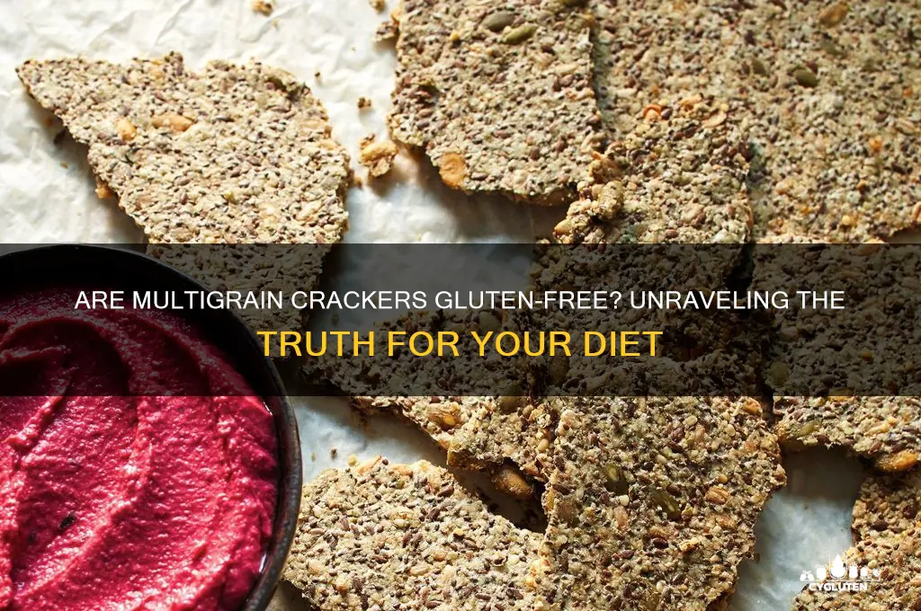 are multigrain crackers gluten free