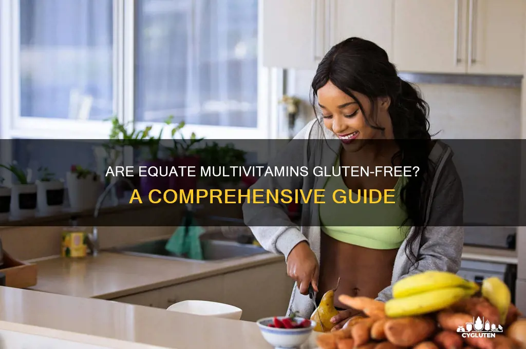 are multivitamins gluten free equate