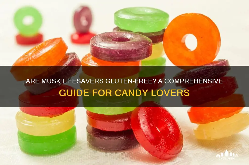 are musk lifesavers gluten free