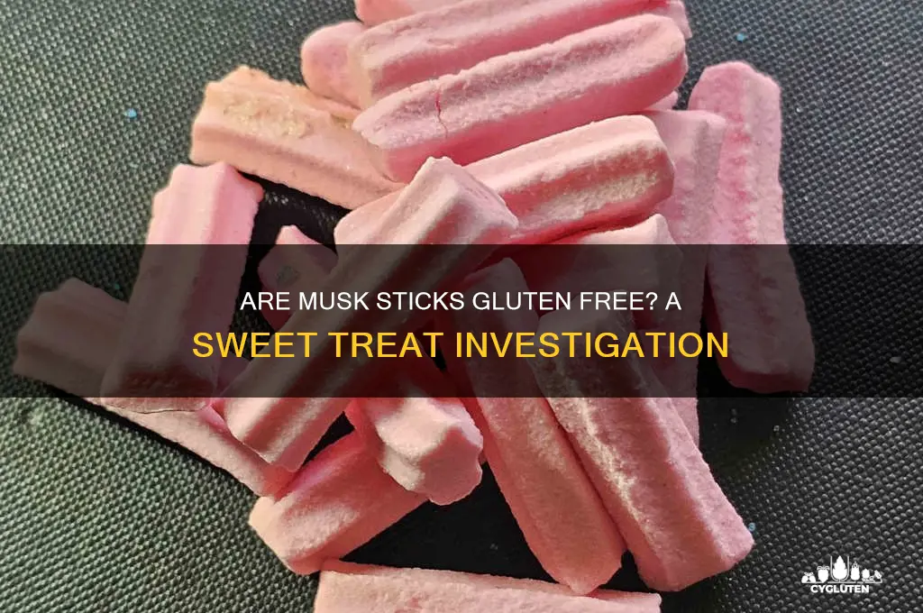 are musk sticks gluten free